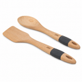 Set 2 ustensiles cuisine bois de hêtre