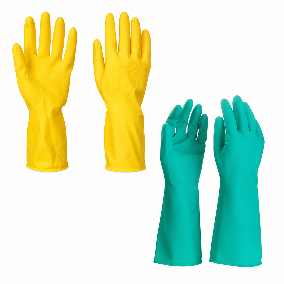 Gant de ménage floqué coton