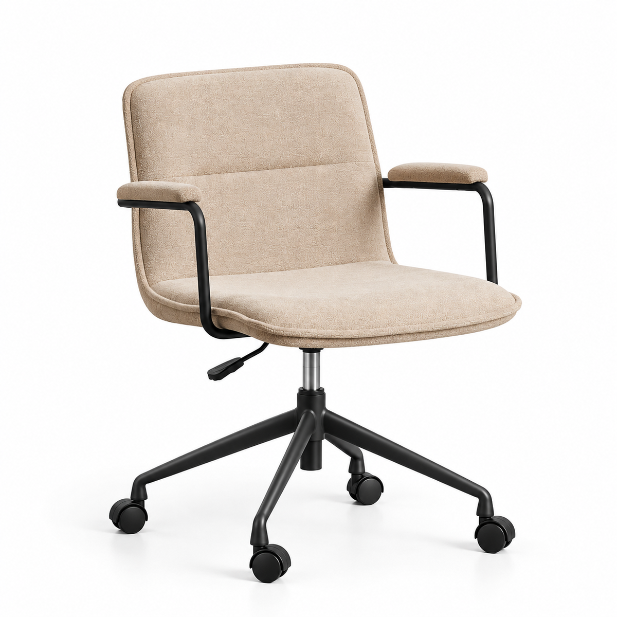 Chaise de bureau avec roulettes et accoudoirs