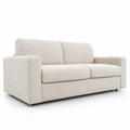 Canapé convertible 3 places avec matelas 140x190 cm