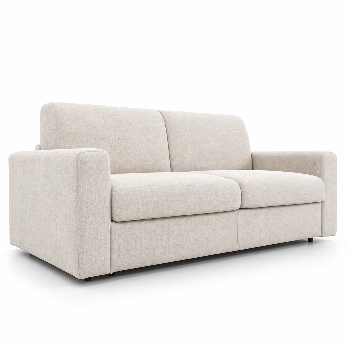 Canapé convertible 3 places avec matelas 140x190 cm