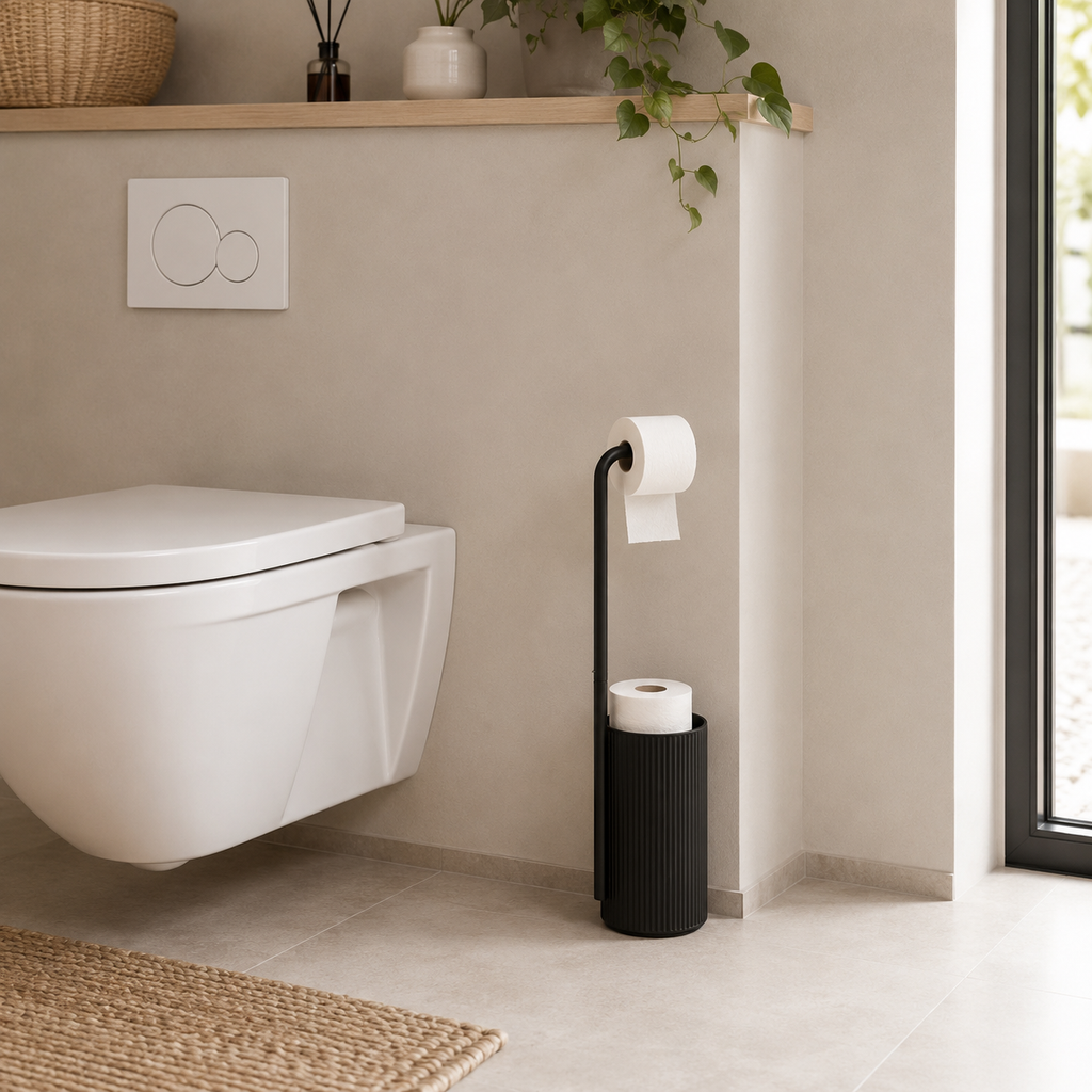 Dérouleur papier WC avec réserve Onyx — ardoise