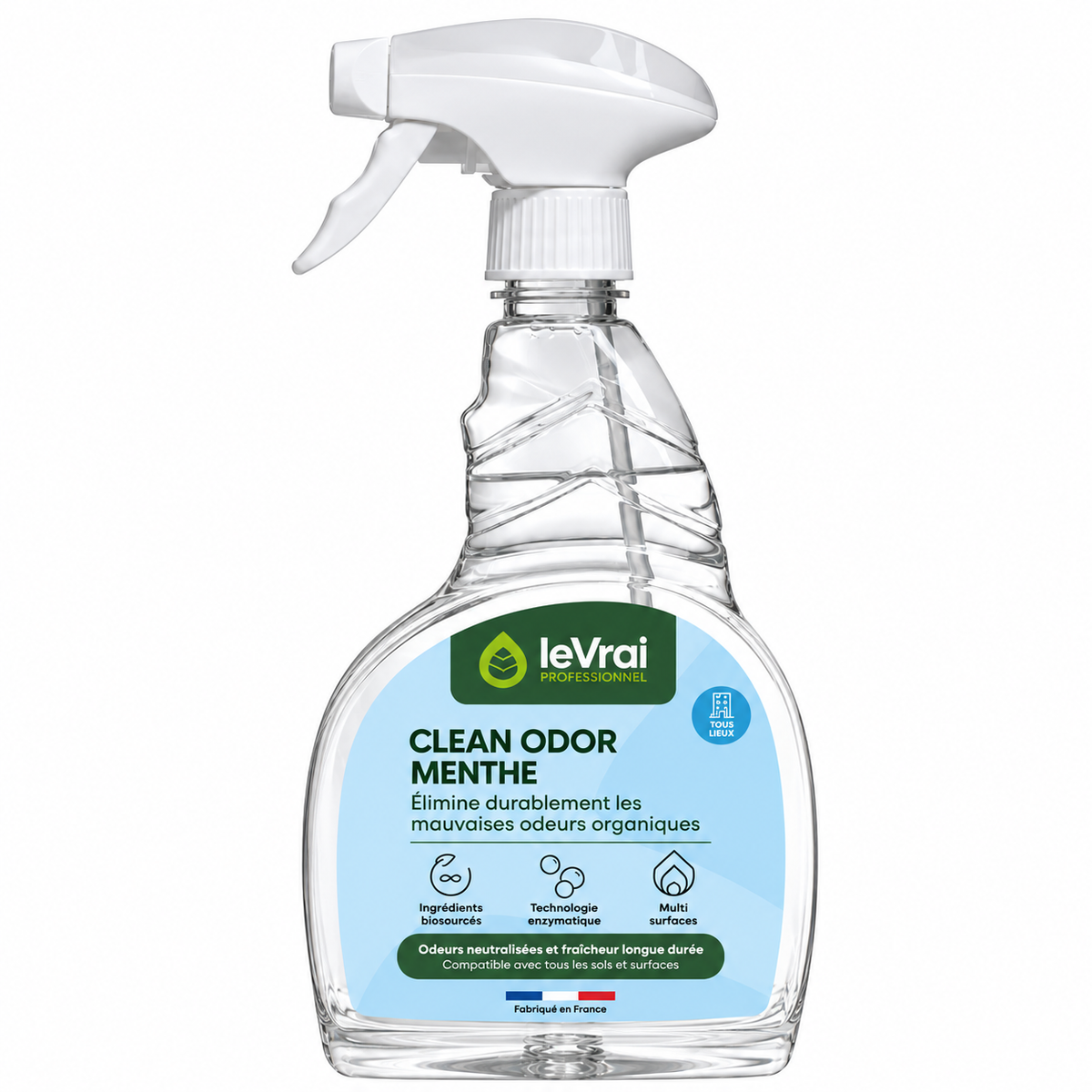 Destructeur d’odeurs senteur menthe – Pulvérisateur 750 ml