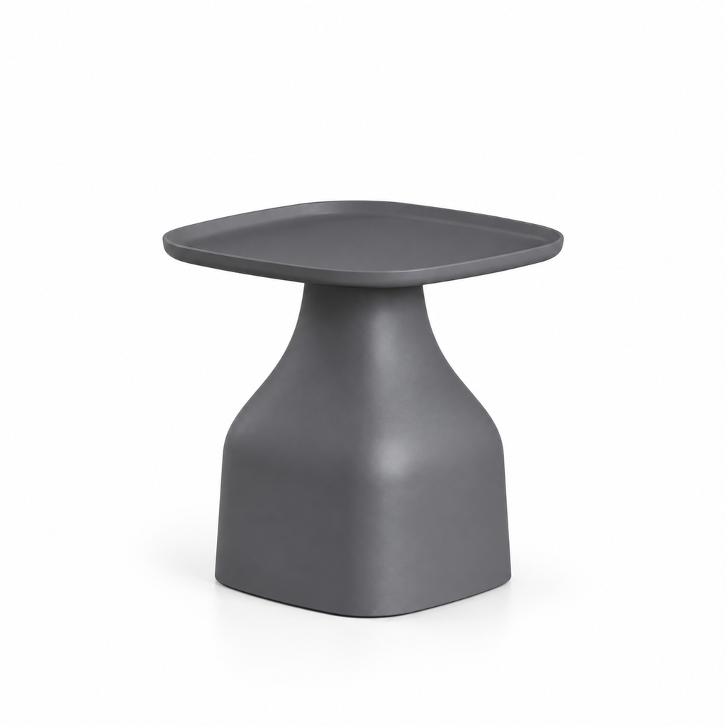 Table d'appoint carrée 50x50 cm en polypropylène