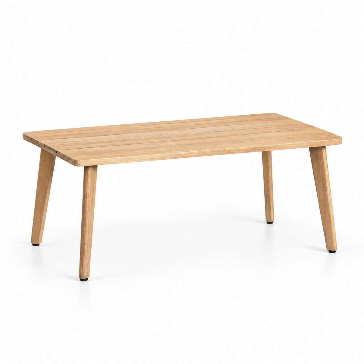 Table basse jardin rectangulaire 90x50 cm en bois d'acacia