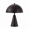 Lampe de table en fer noir