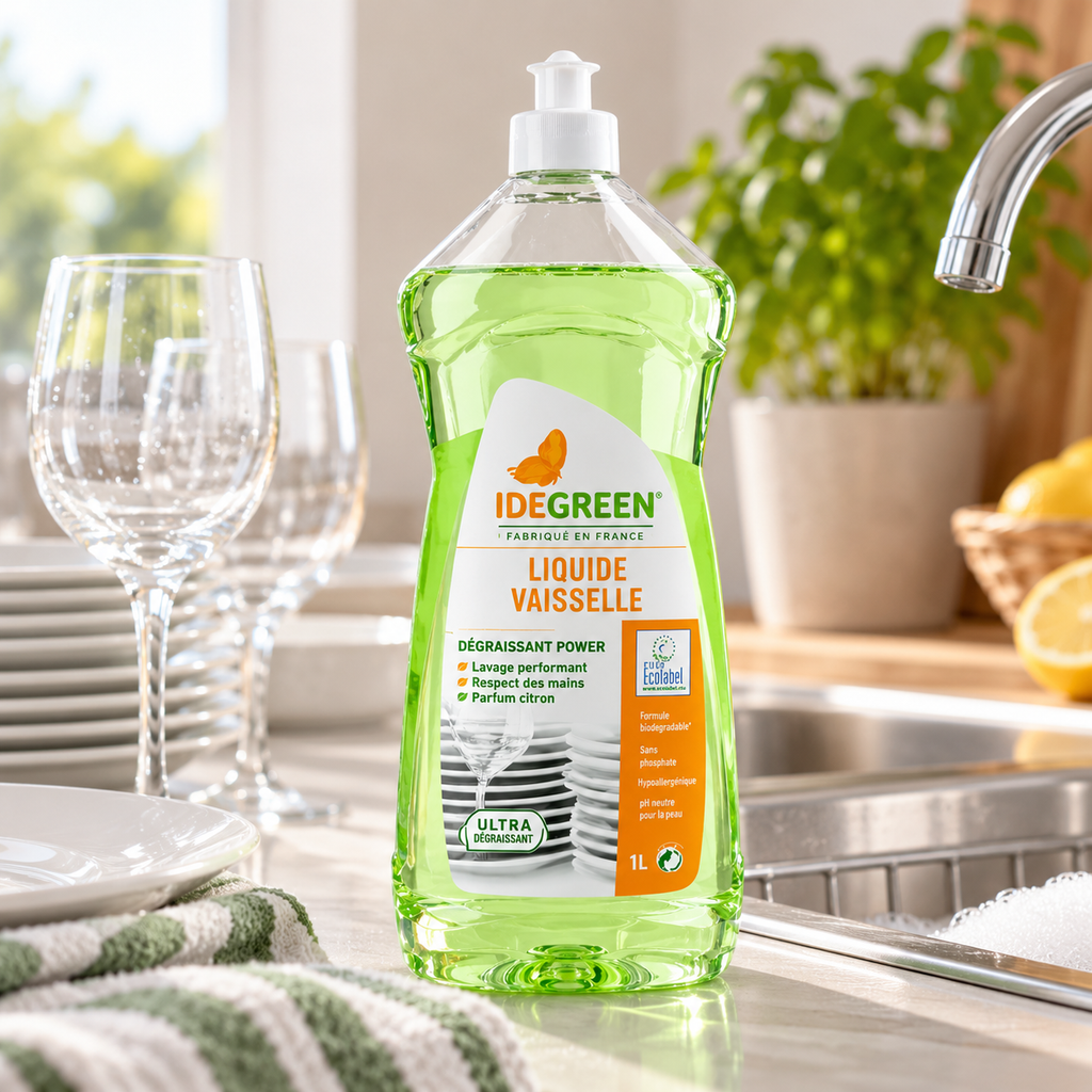 Liquide vaisselle écologique citron vert – Flacon 1 L
