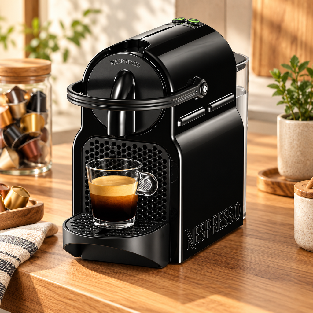 Machine à café à capsules Inissia 19 bars – Noir