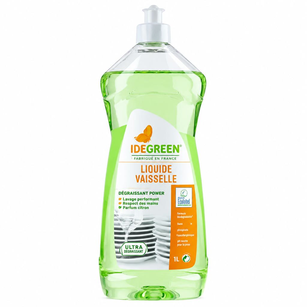 Liquide vaisselle écologique citron vert – Flacon 1 L