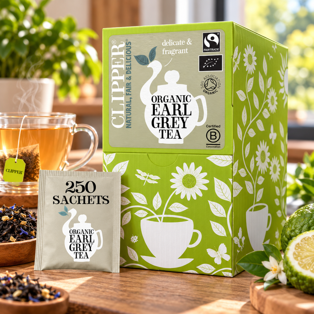 Thé Earl Grey bio – Boîte de 250 sachets