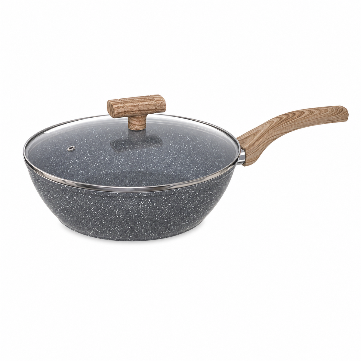 Sauteuse aluminium forgé D28 cm — induction