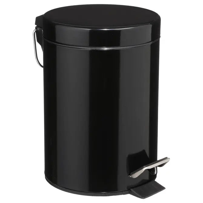 Poubelle salle de bain à pédale 3 L — métal