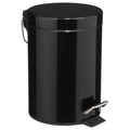 Poubelle salle de bain à pédale 3 L — métal